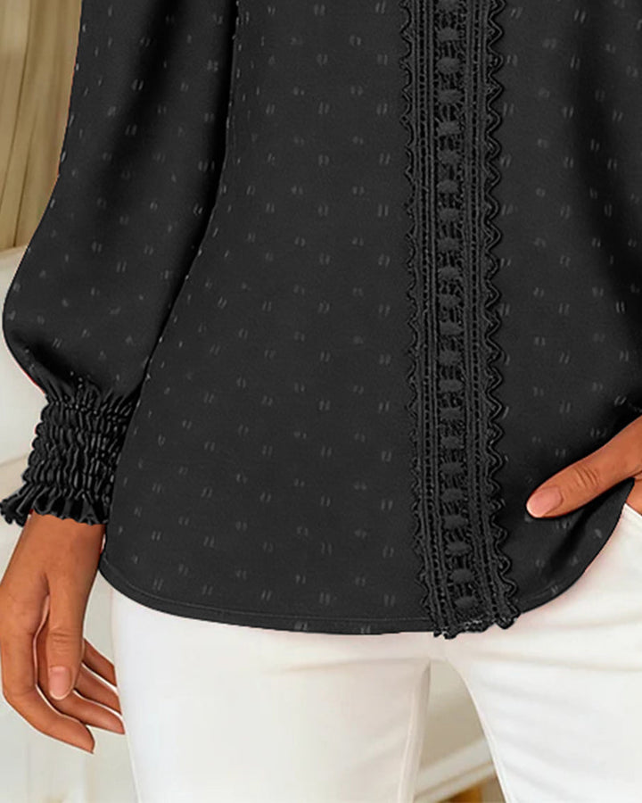 Tereza - Elegantní top s dlouhým rukávem