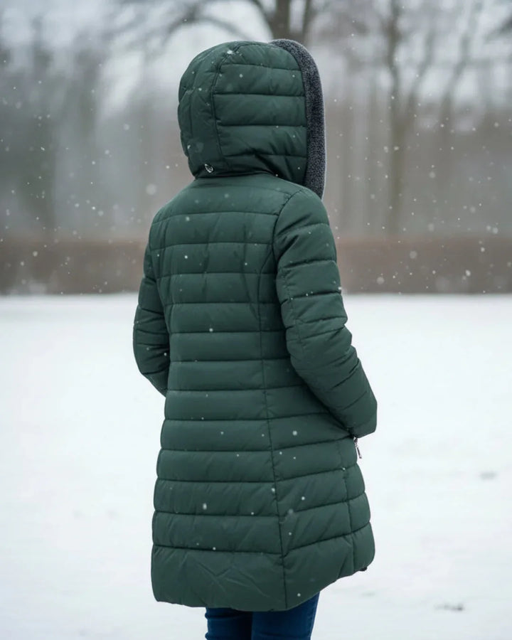 Olivia | Zimní bunda s hřejivou kapucí