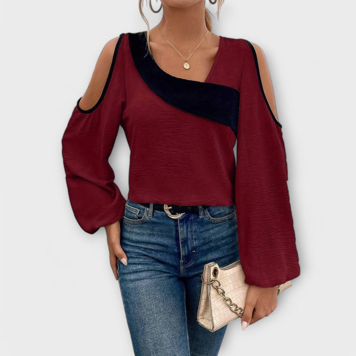 Serena - Blůza s obdélníkovým výstřihem