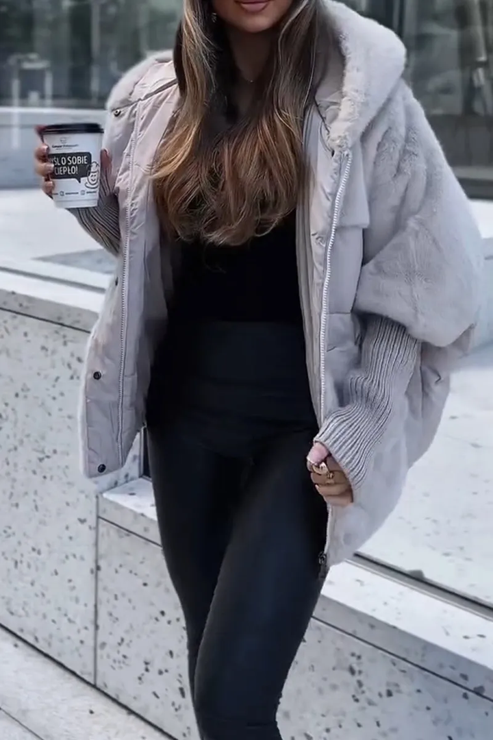 Eva - Elegantní Puffer Bunda