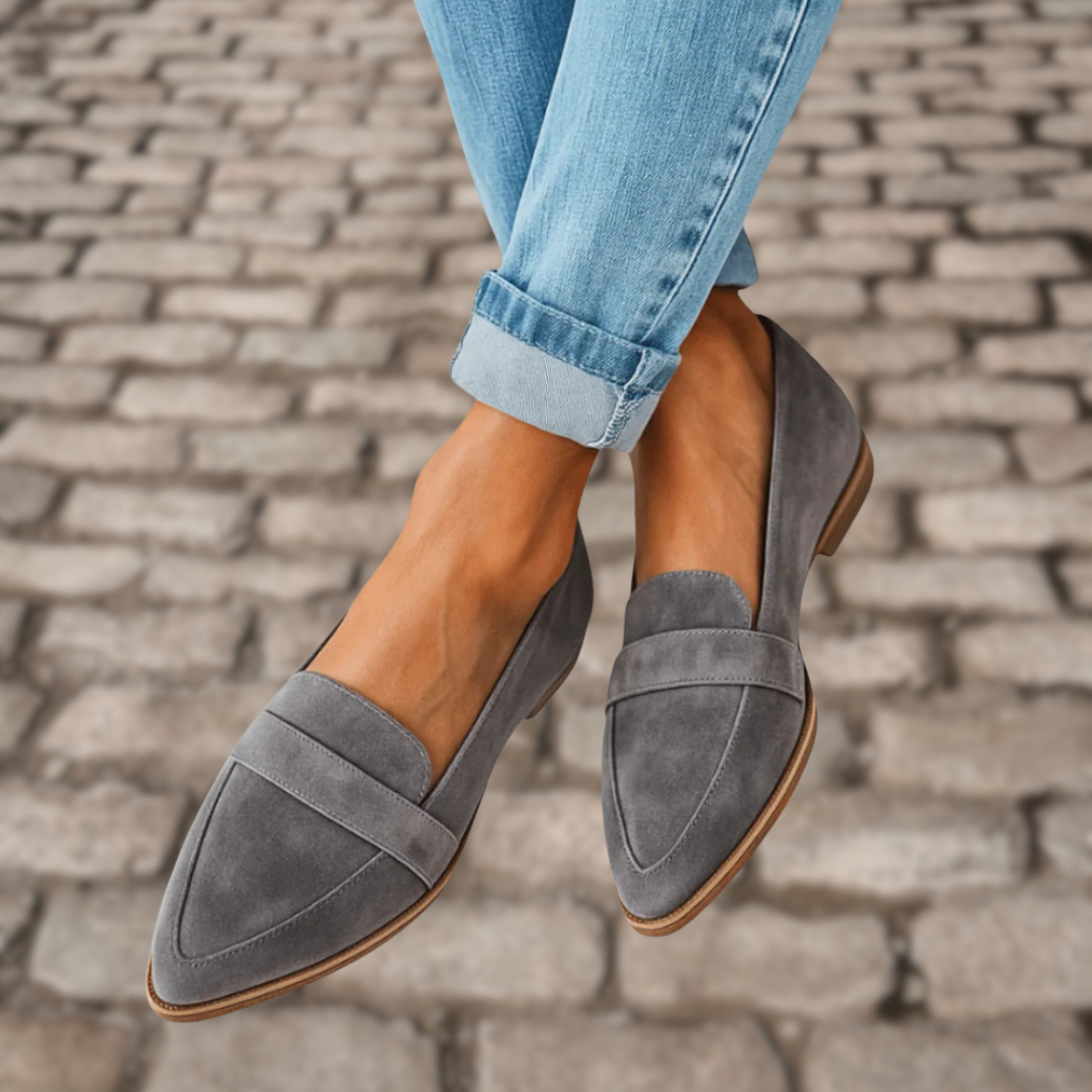 Iris – Měkké semišové loafers