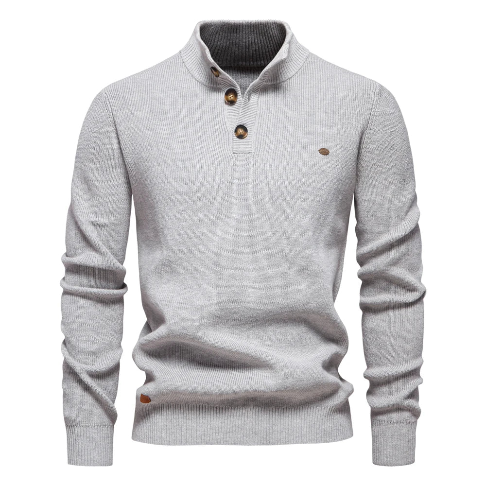 Konrad | Stylový pánský svetr s designem knoflíků
