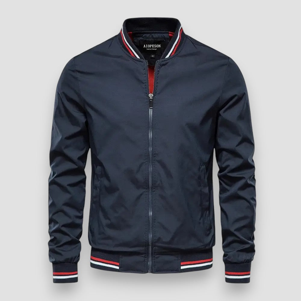 Karel | Elegantní bomber s pruhy