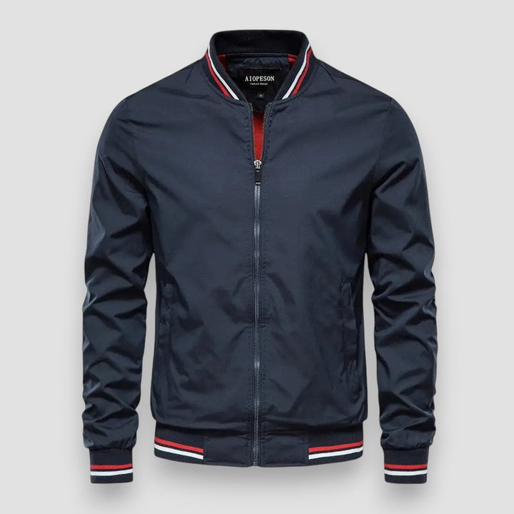 Karel | Elegantní bomber s pruhy