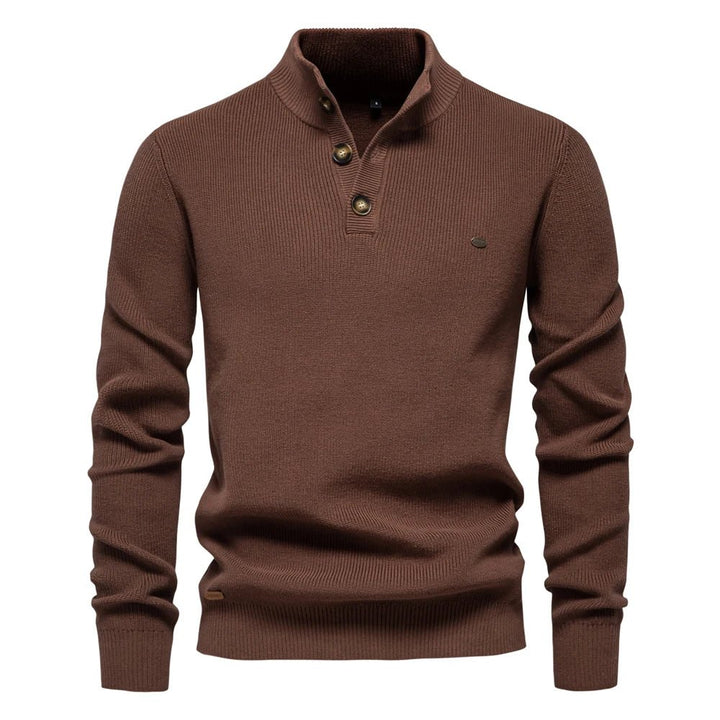 Konrad | Stylový pánský svetr s designem knoflíků