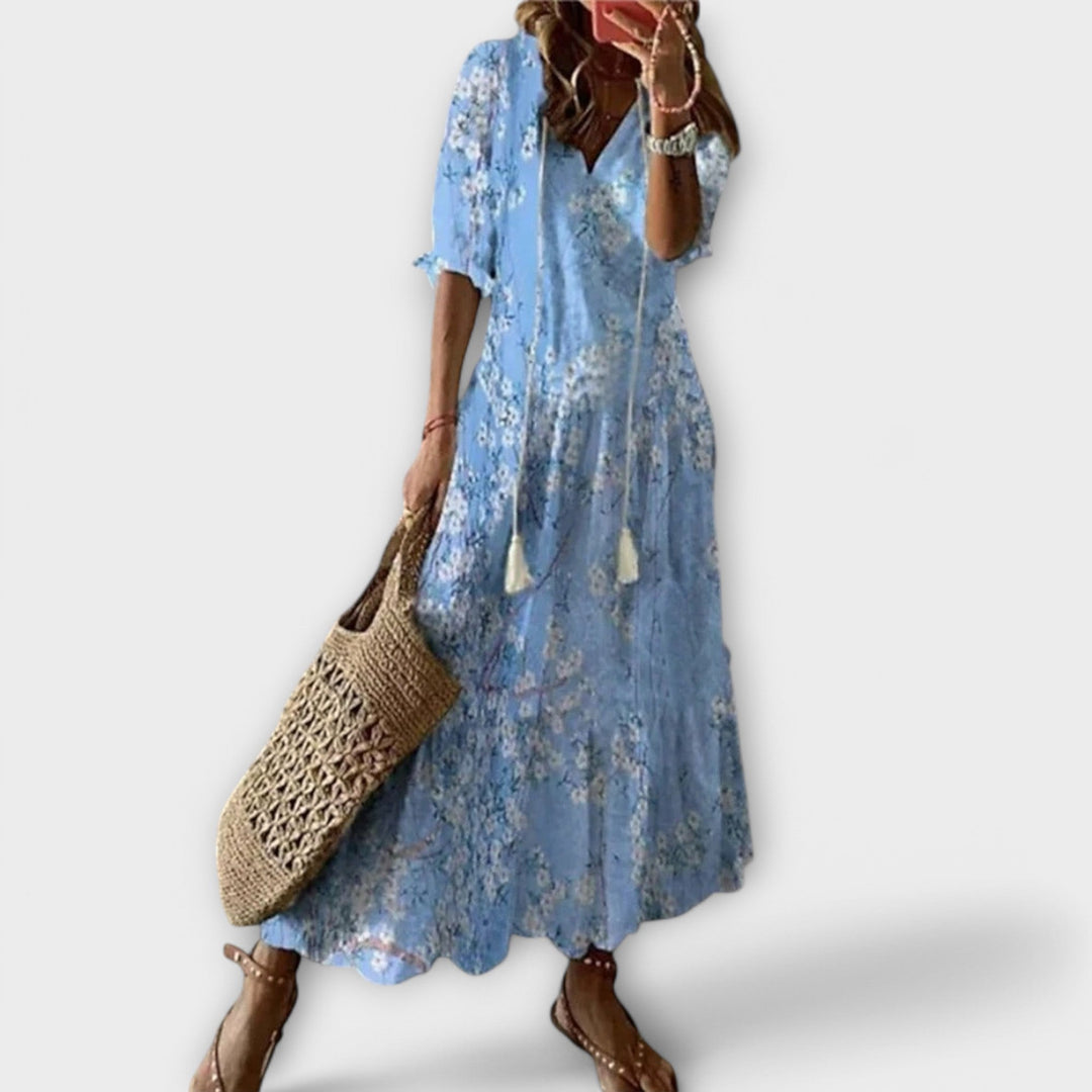 Bettina - Boho Maxi Šaty