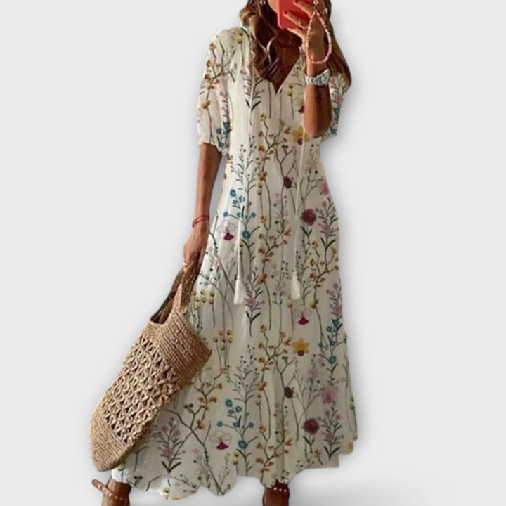 Bettina - Boho Maxi Šaty